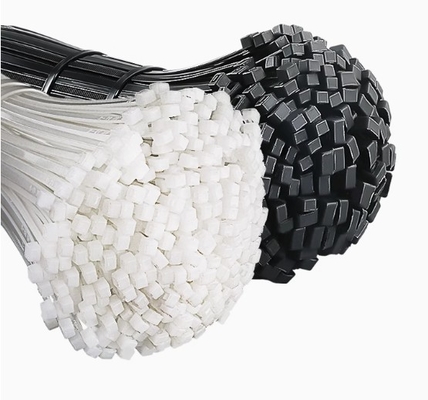 300mm Multi Purpose Disposable Nylon Cable Tie White 250mm Plastic Self Locking Tie